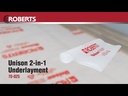 Unison® 2-in-1 Underlayment (100 sq. ft. roll