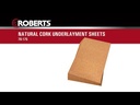 Natural Cork Sheet (300 sq. ft.) 2 ft. x 3 ft. sheets (50 pack