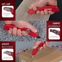 3-IN-1 Carpet, Vinyl & Utility Knife