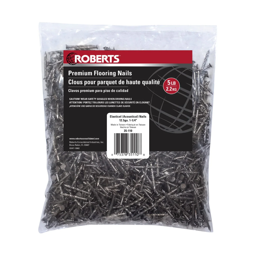 12.5 Gauge Elasticel Nails - 1-1/4" (5 lb. Bag