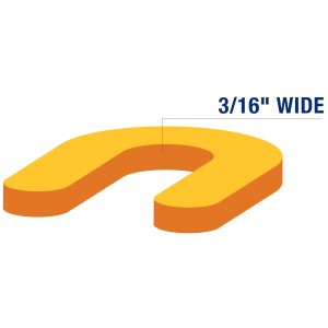 3/16" Horseshoe Shims - 100 Qty (copy)