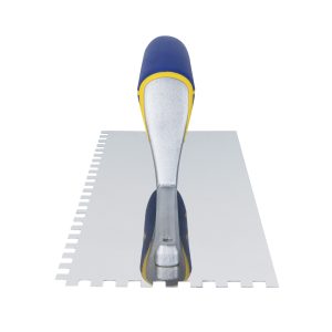 Comfort Grip Stainless Steel Trowel Square Notch 1/2 x 1/2 x 1/2