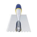 Comfort Grip Stainless Steel Trowel Square Notch 1/2 x 1/2 x 1/2