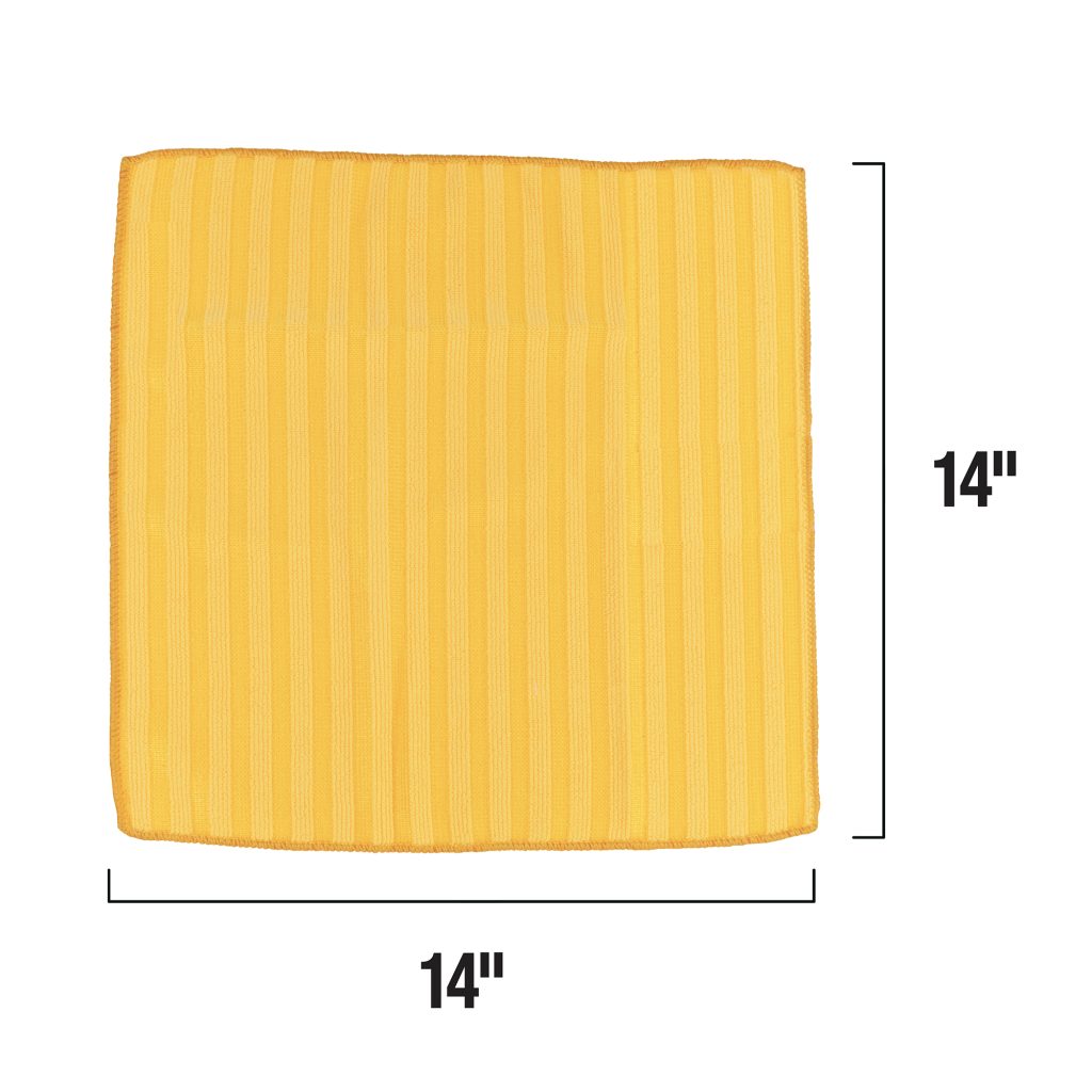 Microfiber Surface Cleaning Cloth 14" x 14" 2-pack