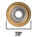 7/8 Titanium-Coated Tungsten Carbide Cutting Wheel