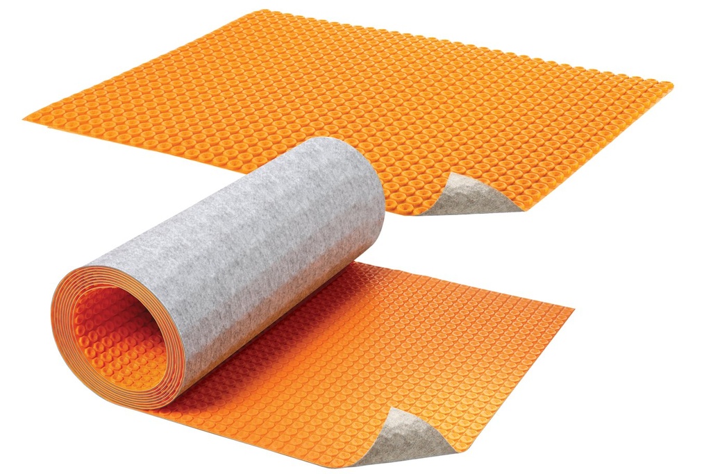 -DITRA-HEAT-DUO  Uncoupling and waterproofing membrane with sound control and thermal break
