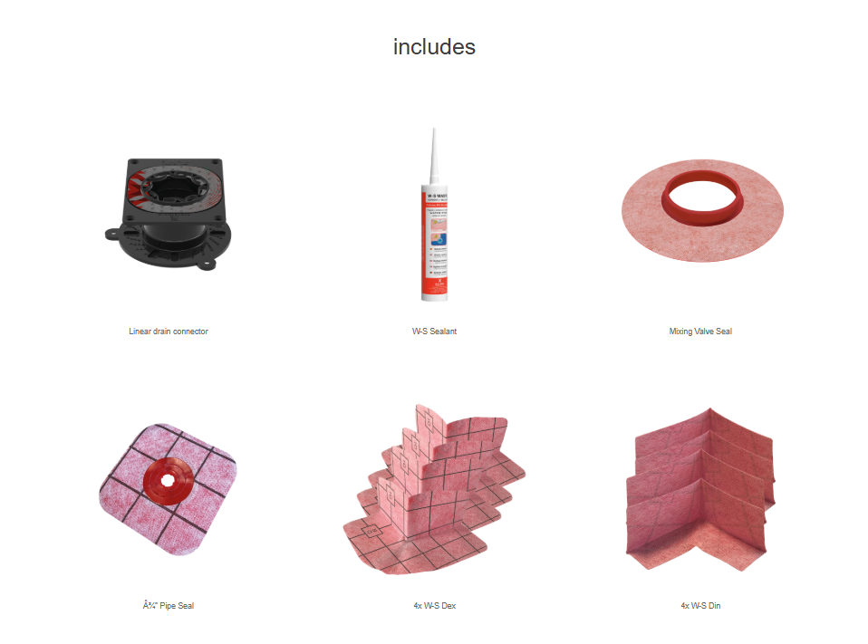 LINEAR DRAIN CONNECTOR KIT 