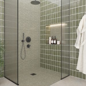 Kaleidoscope  Olive Green / Glossy