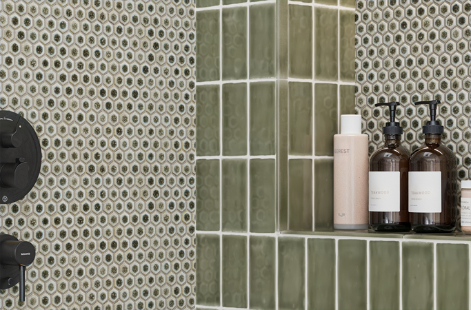 Kaleidoscope  Olive Green / Glossy