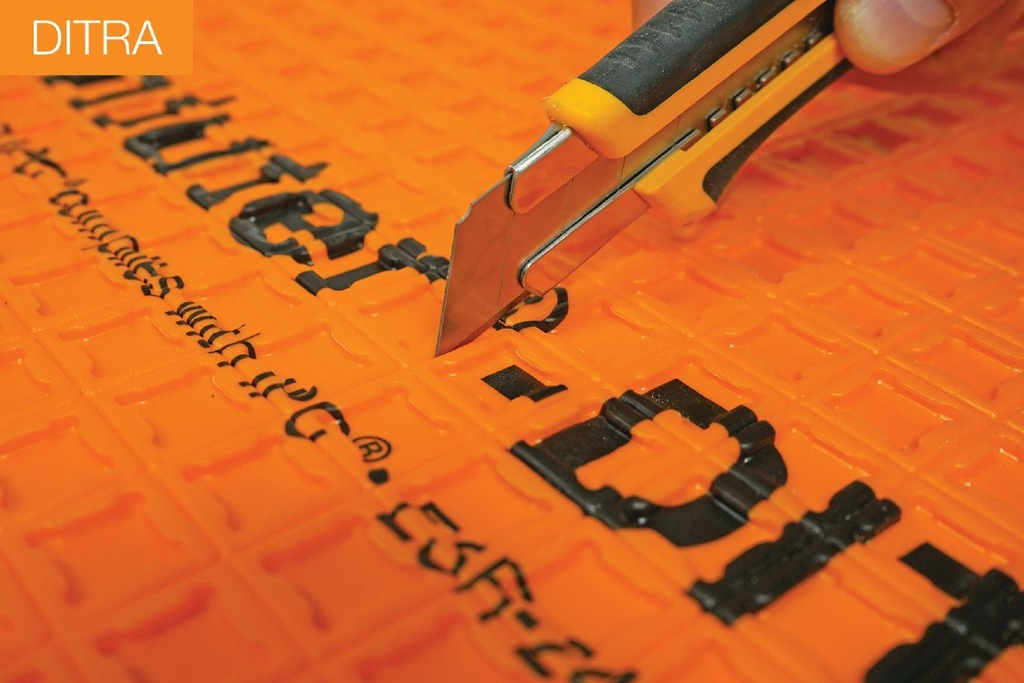 DITRA UNCOUPLING MEMBRANE  33" X 985"  323 SF