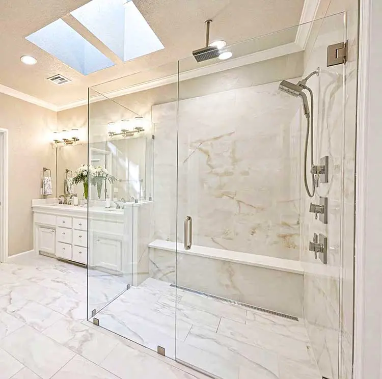 HMI  heavy  glass swing door