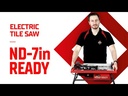RUBI ND-7IN READY Tabletop Tile Saw 