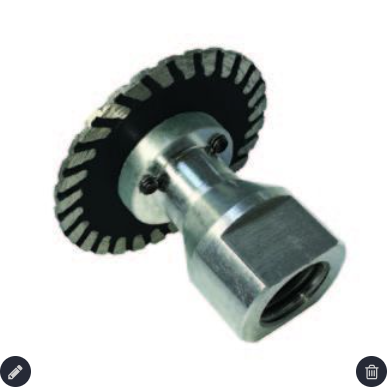 Grinder Extension with Set Blade with Grinder