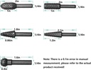 5/8"-11 Thread Angle Grinder Drill Chuck Adapter Kit | Includes 5Pcs Rotary 