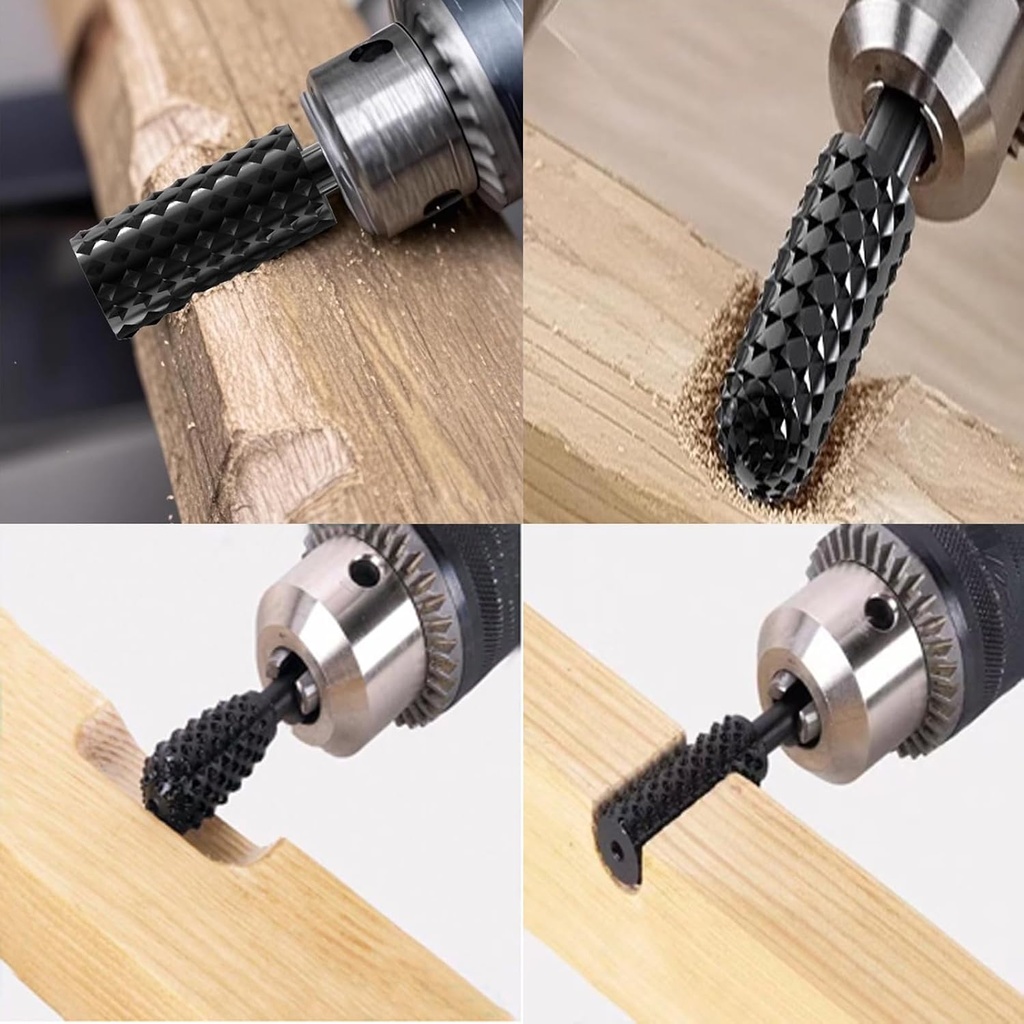 5/8"-11 Thread Angle Grinder Drill Chuck Adapter Kit | Includes 5Pcs Rotary 