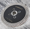 SUBRILLI 3 Inch Diamond Saw Blade Turbo Segment Carving Cutting Disc with Removable 5/8-11 Thread for Stone Granite Tiles