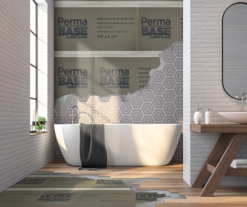 Perma base ultra backer cement board 3"X 5"