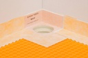 KERDI DRAIN-F DRAIN W/BONDED KERDI COLLAR POLYPROPYLENE