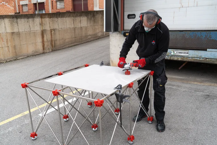 RETRACTABLE WORK TABLE 118" x 48" NEW