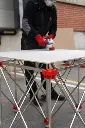 RETRACTABLE WORK TABLE 118" x 48" NEW