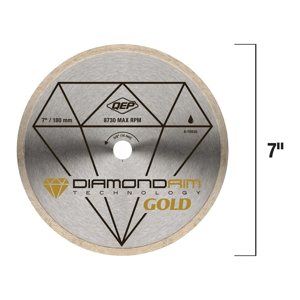 10" Continuous Rim Diamond Blade- Gold Series