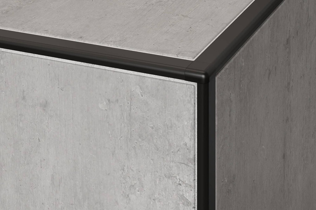 JOLLY OUT CNR BRUSHED STAINLESS STEEL 8"
