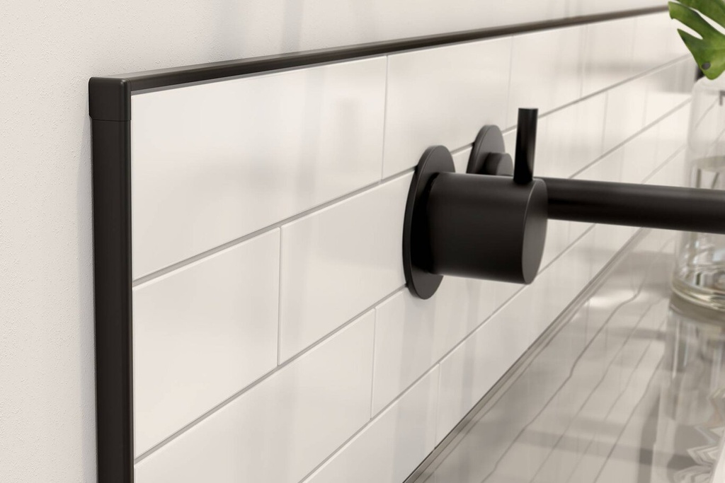 JOLLY OUT CNR BRUSHED STAINLESS STEEL 8"