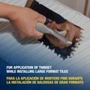 Comfort Grip Euro Notch Trowel