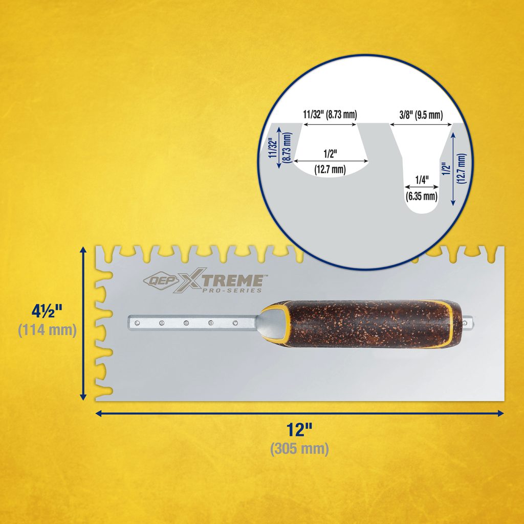 Xtreme Cork Handle Trowel Euro Notch