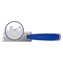 6 x 2 Comfort Grip Margin Trowel Square Notch 1/4 x 1/4 x 1/4