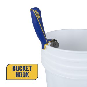 6 x 2 Comfort Grip Margin Trowel Square Notch 1/4 x 1/4 x 1/4