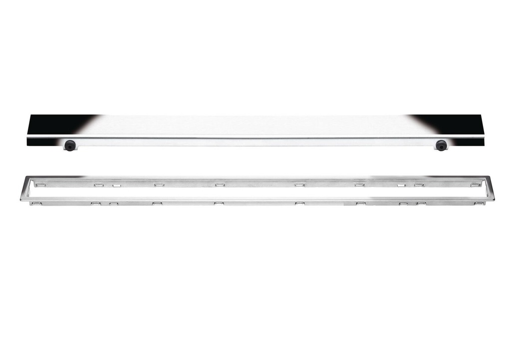 KERDI-GRATE ASSEMBLY - CHROME-SOLID