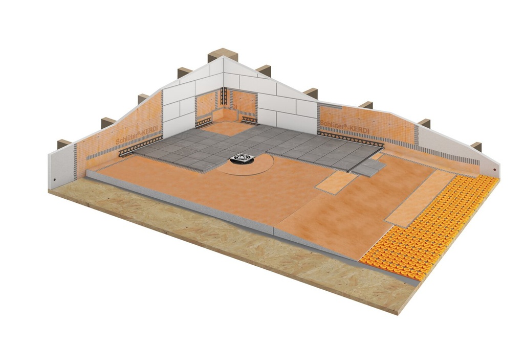 KERDI-SHOWER- Ramp-R  48"