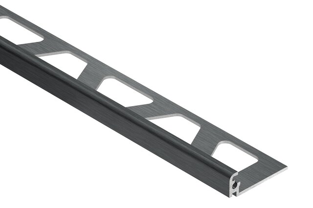SCHLUTER-JOLLY-Brushed Graphite Anodized Aluminum  8' ft   (AGRB)