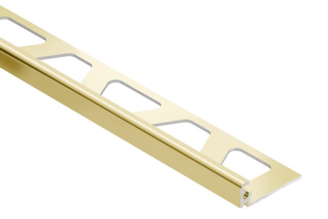 SCHLUTER-JOLLY-Polished Brass Anodized Aluminum  8' ft    (AMG)