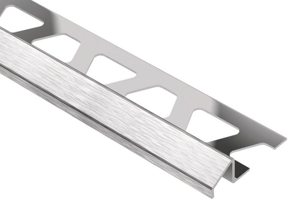 Brushed stainless steel 304 (1.4301 = V2A) (EB)