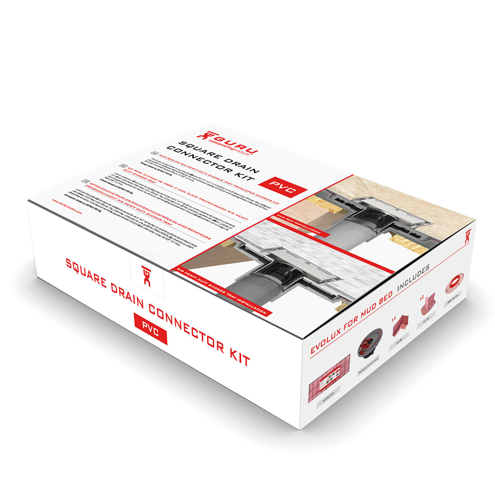 SQUARE DRAIN CONNECTOR KIT 