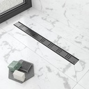 28" LINEAR DRAIN & STRAINER PLUS NERO 