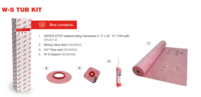 W-S TUB KIT 