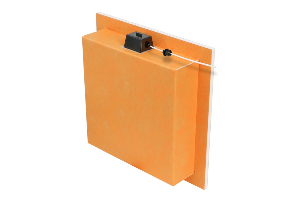 SCHLUTER-Niche with LIPROTEC LED lighting – vertical installation