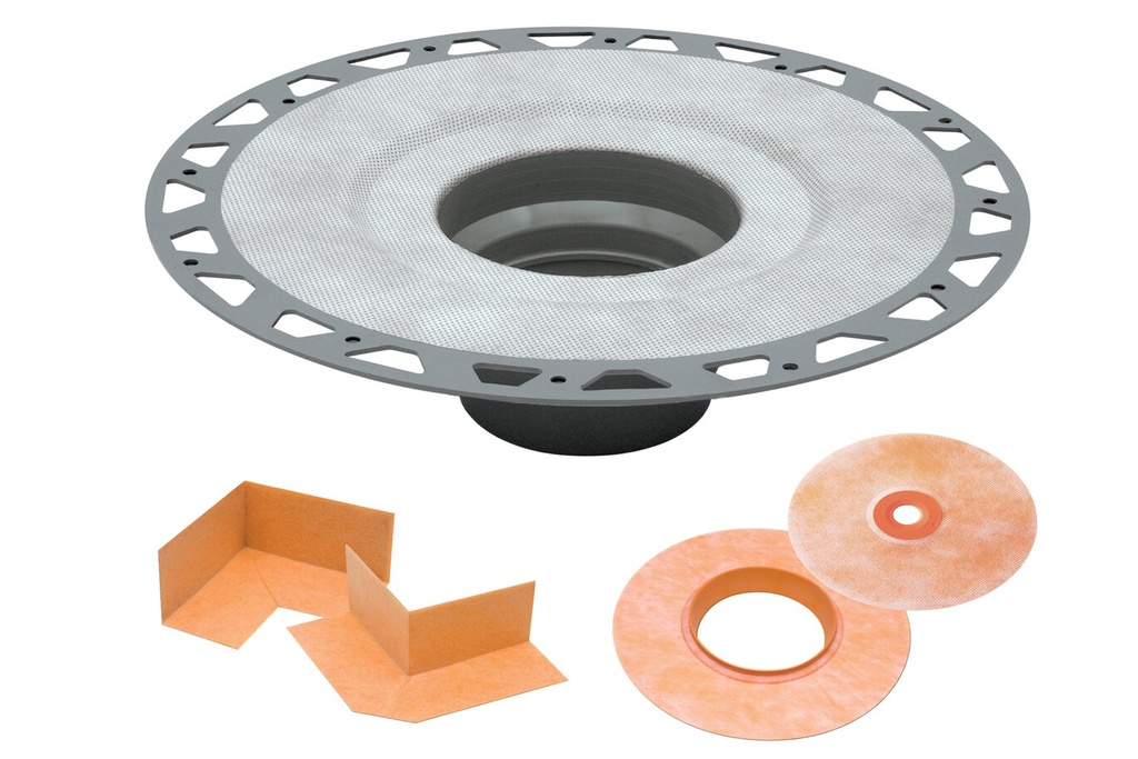Schluter-kerdi Flange kit PVC 2"