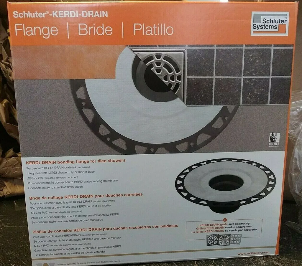 Schluter Kerdi Drain Flange Kit ABS 2" 
