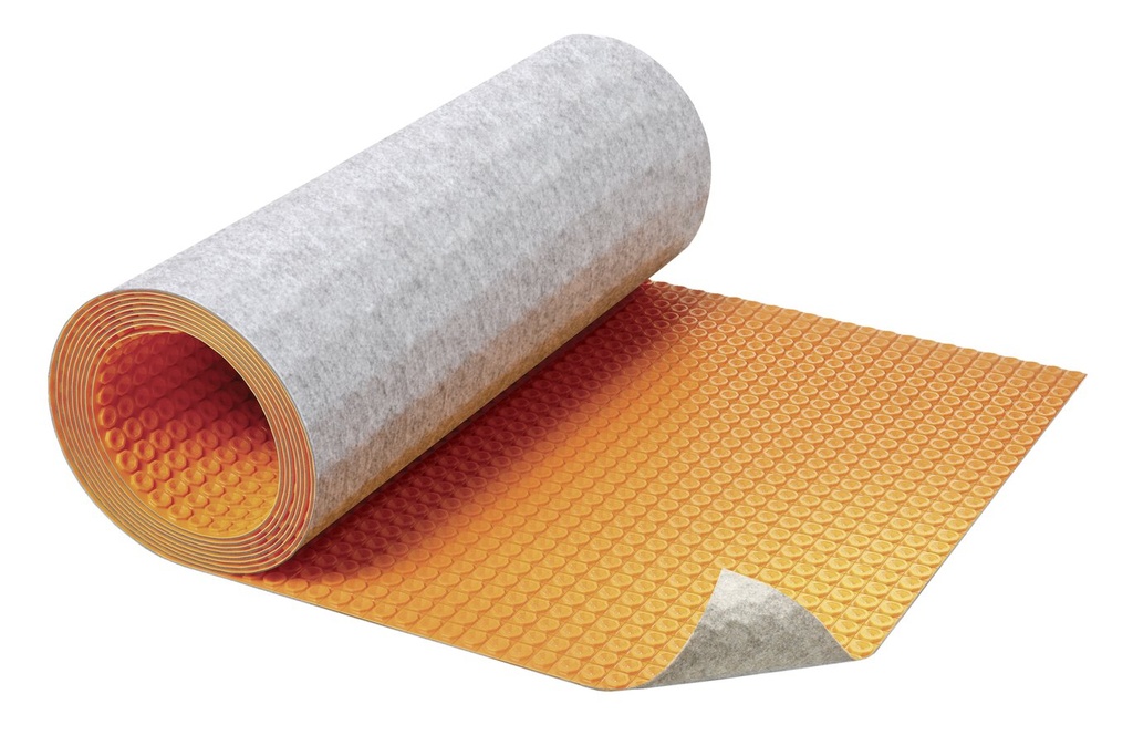 -DITRA-HEAT-DUO  Uncoupling and waterproofing membrane with sound control and thermal break