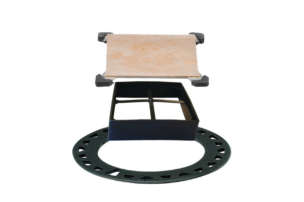  Schluter-Kerdi-Drain Grate Kit Tile 4"