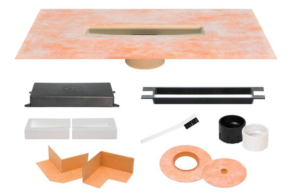 Schluter Kerdi Drain Flange Kit Line Vario 