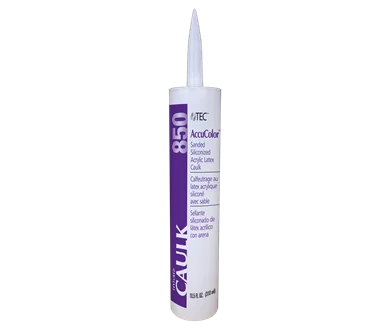 850-Accucolor Siliconized Sanded Acrylic Caulk - 10.5 oz 