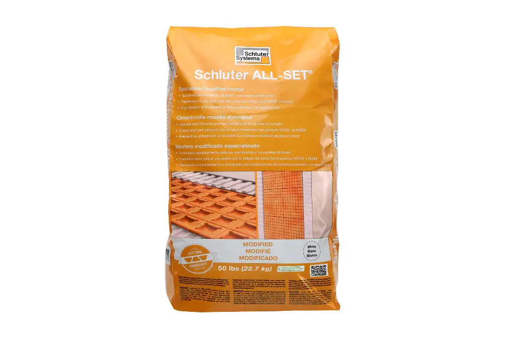 SCHLUTER ALL-SET MODIFIED WHITE