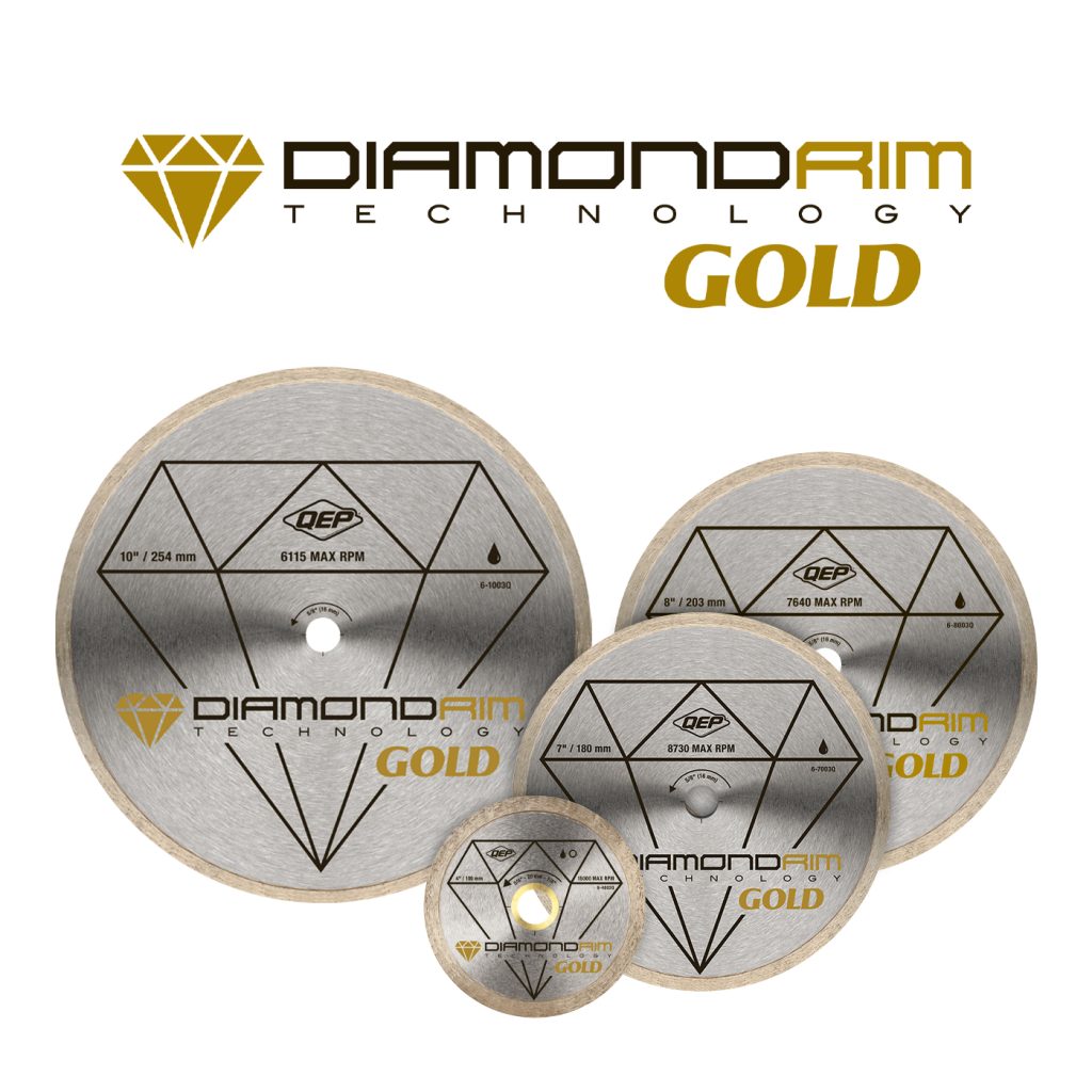 4" Continuous Rim Diamond Blade- Gold Series