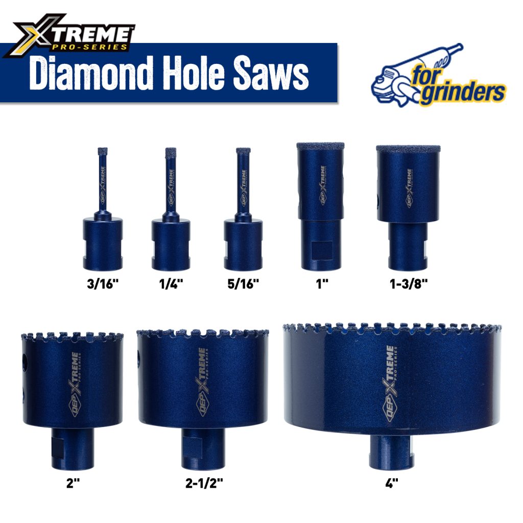 1-3/8" Xtreme Hole Saw for grinde