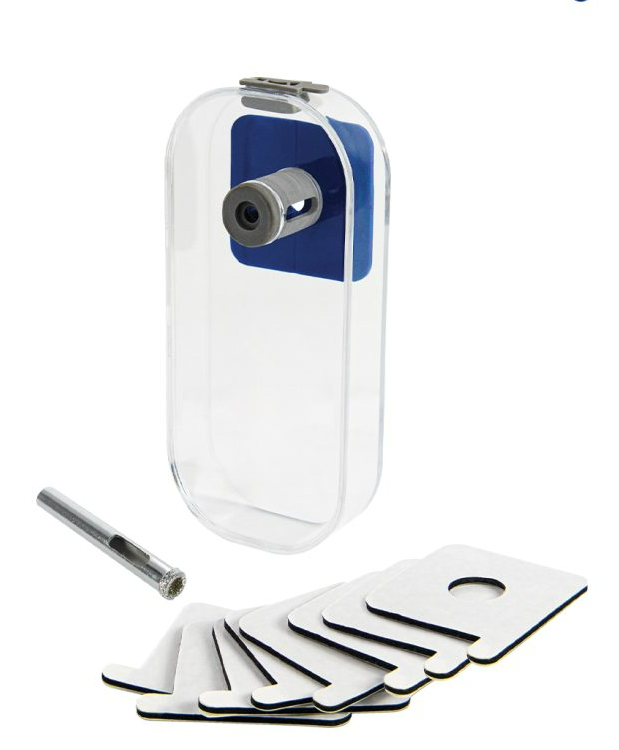 1/4" Diamond Drill Bit w/Drill Guide & Water Cooling System